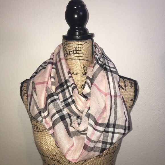 burberry plaid infinity scarf